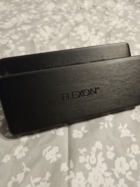 Flexon Black Sunglasses Case - Protective Hard Shell